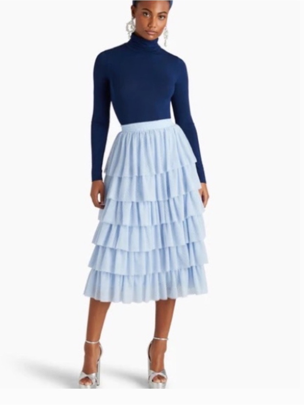 Hill House Pandora skirt in Powder Blue, XS S M